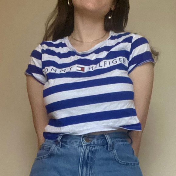 Tommy Hilfiger Tops - tommy hilfiger striped sleep shirt